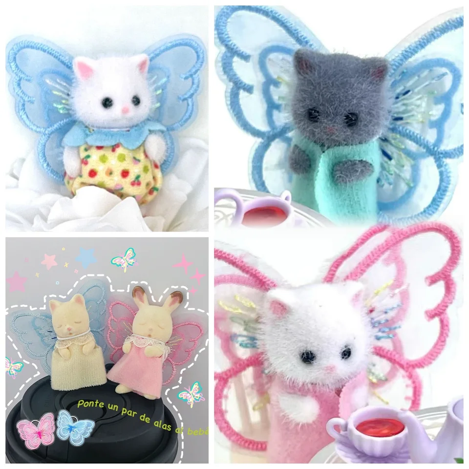 Kawaii Forest Family Anime postava Doll Mini príslušenstvo krídla Ternurins Clothory Adsessory