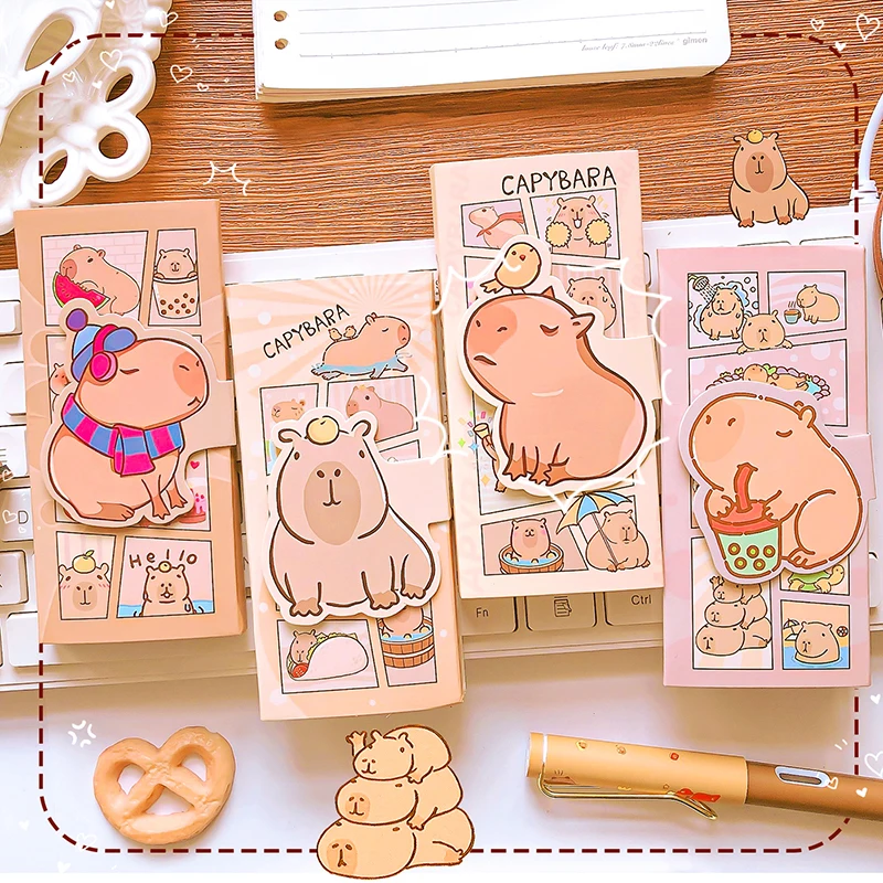 Kawaii kancelárske potreby roztomilé veci kancelárske príslušenstvo Mini prenosné poznámkové bloky pre noty poznámky memorandá