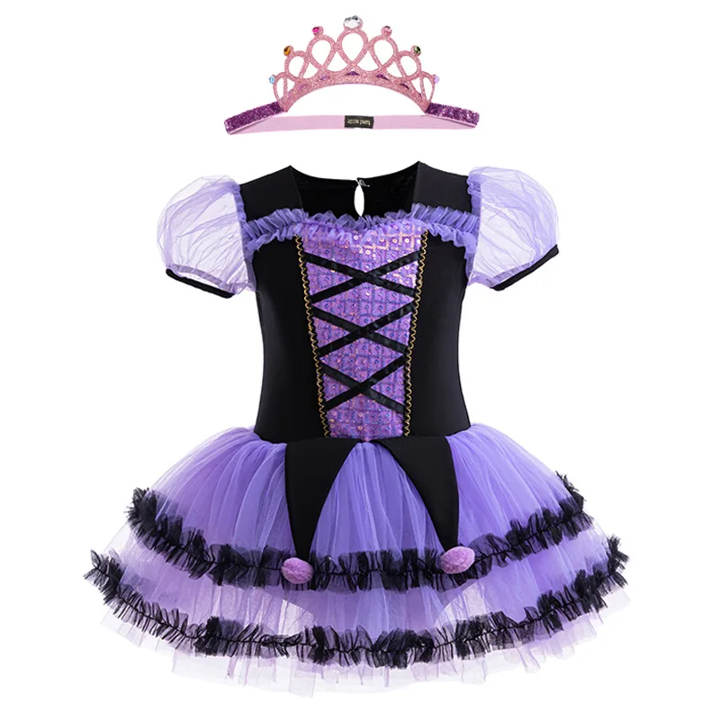 Kawaii karikatúra Kuromi Fancy Fairy Child Dance Dance Tutu Desial Party Party Deti princezná kostým vynikajúce dievča narodeniny darček