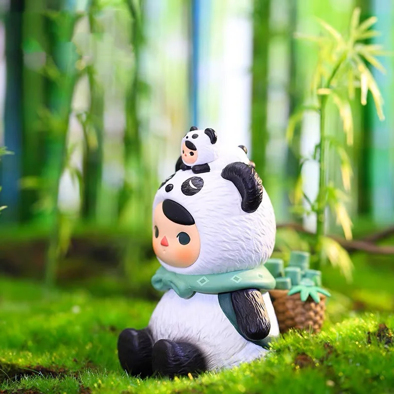 Kawaii Limited Edition Panda Baby Series Pucky Action Figure Hračky PVC Pucky 100% Figuty Gift pre deti Lovely Pucky Figure Doll