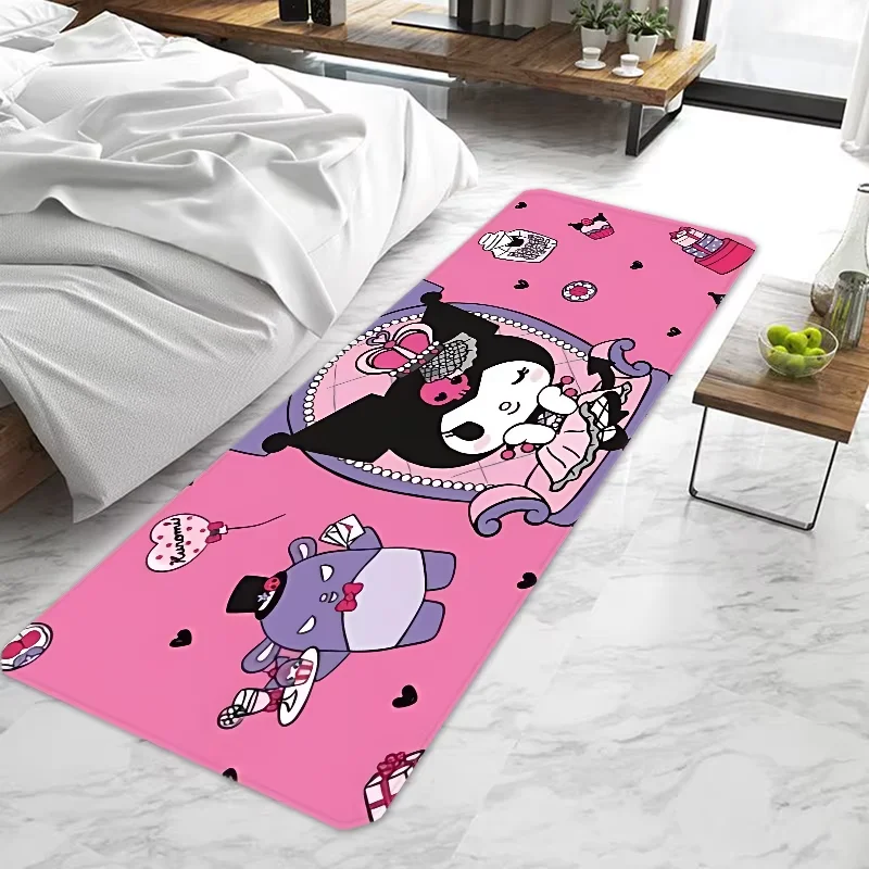 Kawaii Nový kreatívny kuromi dvere rohož vchod nekĺzavých umývateľných kuchynských kobercov Obývacia izba Obývacia izba Koberce Dverné rohože kúpeľňa kúpeľňa