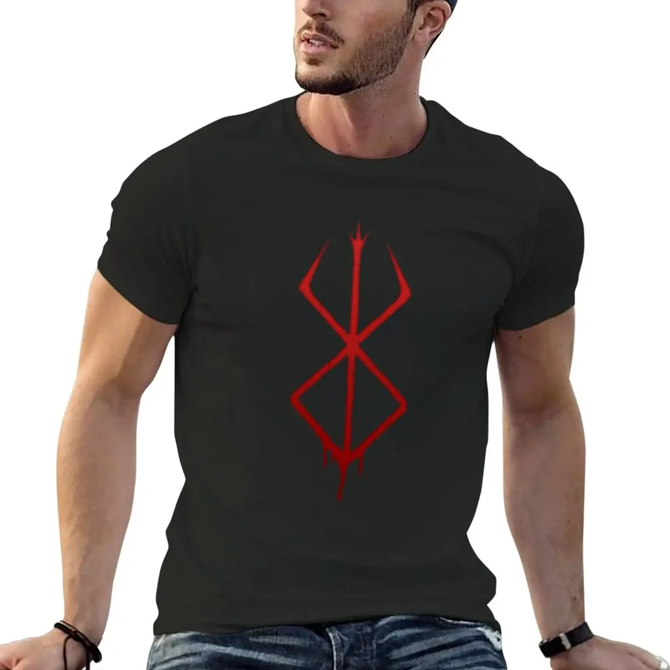 Kawaii oblečenie letné oblečenie New Edition T tričko tričko muž z košele berserk značka klasické tričko 2024 Plain Manga Style
