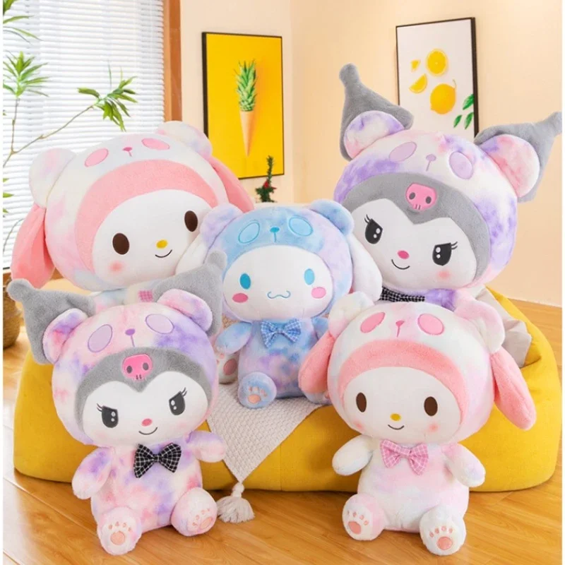 Kawaii Sanrio 60 cm plyšové bábiky Kuromi Hello Kitty Melody Cinnamoroll Plyšové plyšové zvieratá Dolls Plushie vankúš Vianoce darčeky