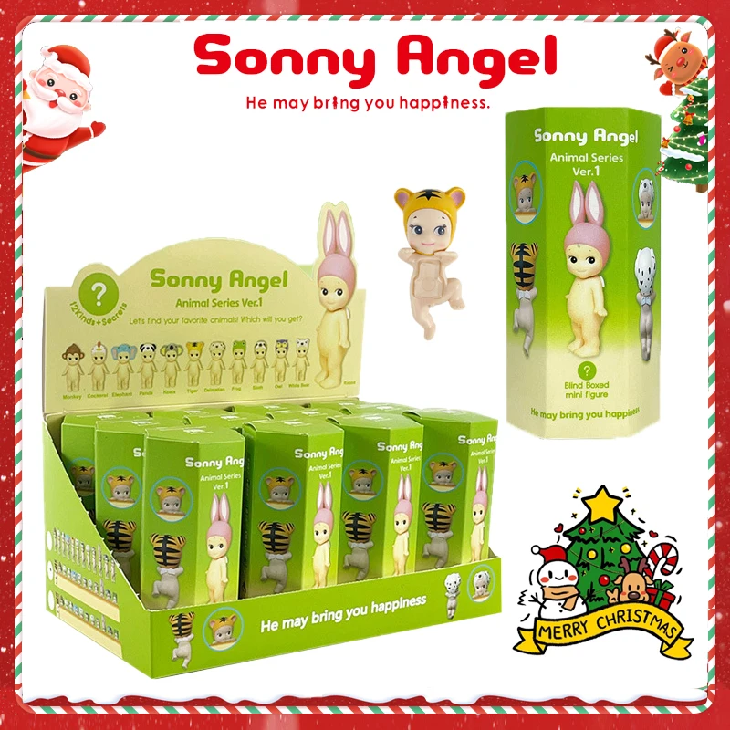 Kawaii Sonnyangel Animal Foot Liftingmini figuresanime postava Doll Adsescory Accessery Figurestoyschristmas narodeniny roztomilé darčeky