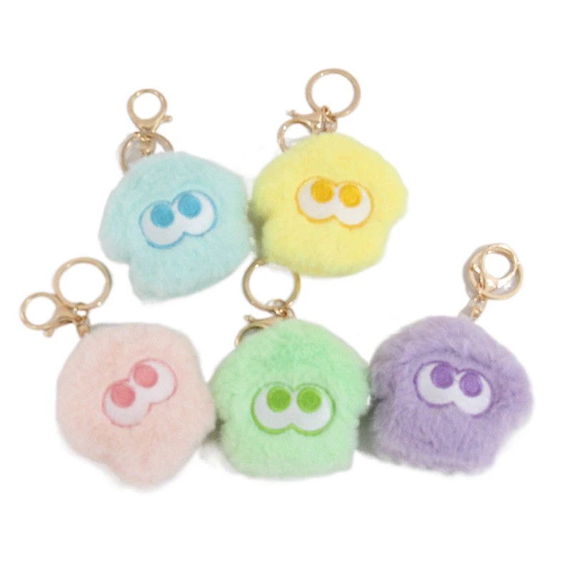 Kawaii Squid Plys Doll Doll Pendant Game Splatoon Toys Creative Mini Batoh Dekoratívne kľúče vianočné darčeky pre priateľov