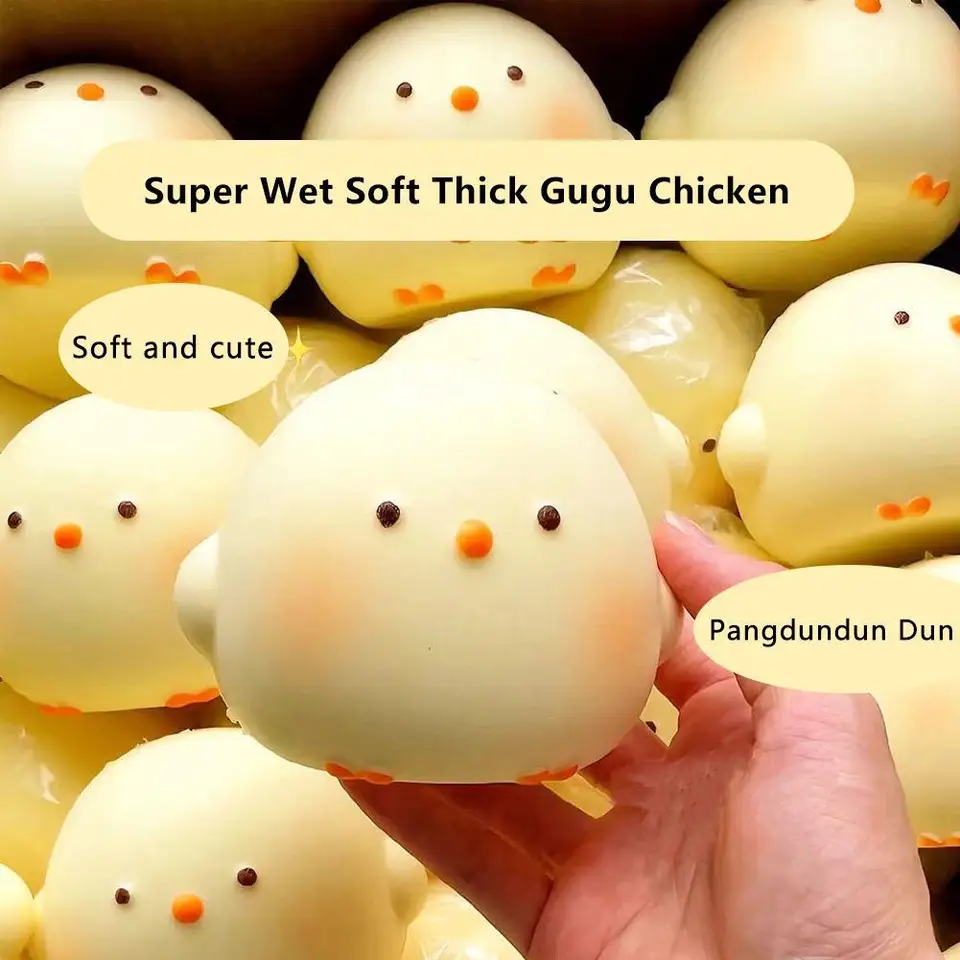 Kawaii Squishies Super Soft Chicken Toys for Kids Antistress Ball Squeeze Party uprednostňuje hračky na zmiernenie stresu na narodeniny