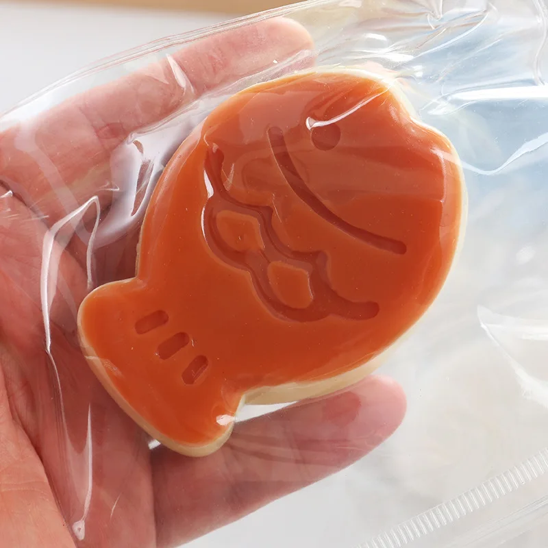 Kawaii sušené ryby taba taba squishy silikón viacfarebný sendvič sendvič sendvič Mochi hračky proti stresu uvoľňujú ručnú relaxačnú hračku pre deti darček