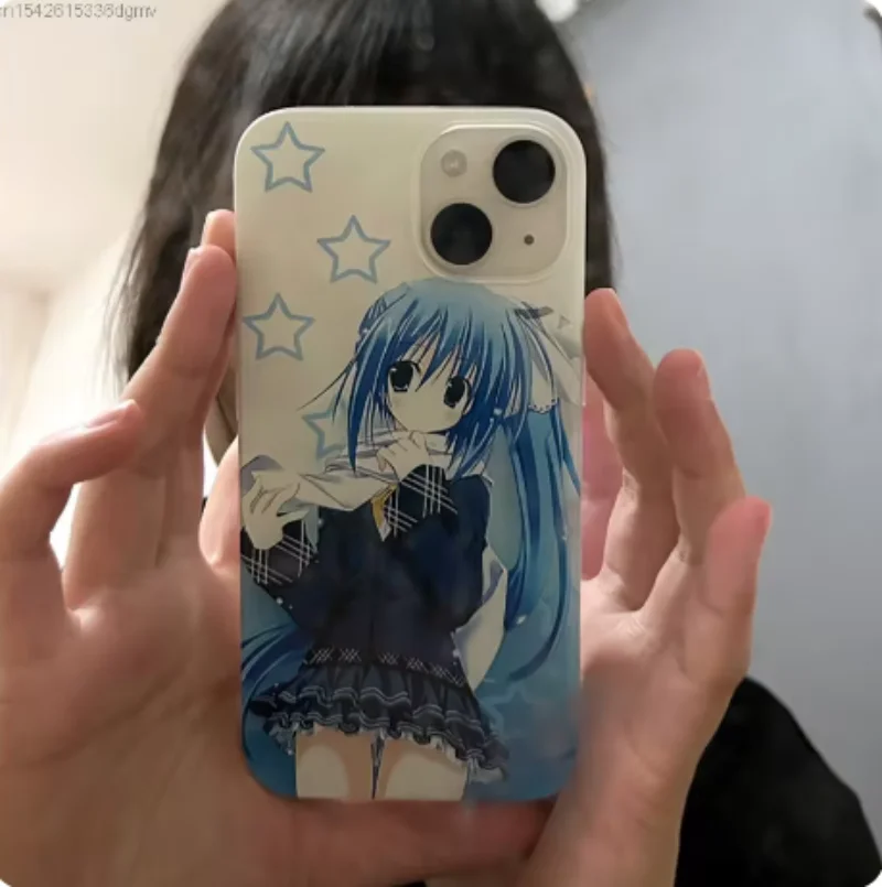 Kawaii Y2K Girl Graphic Pase pre iPhone 15 14 7 8 plus 11 12 13 13 Pro Max Cartoon Cutoon Case Harajuku pre iPhone x xs puzdro
