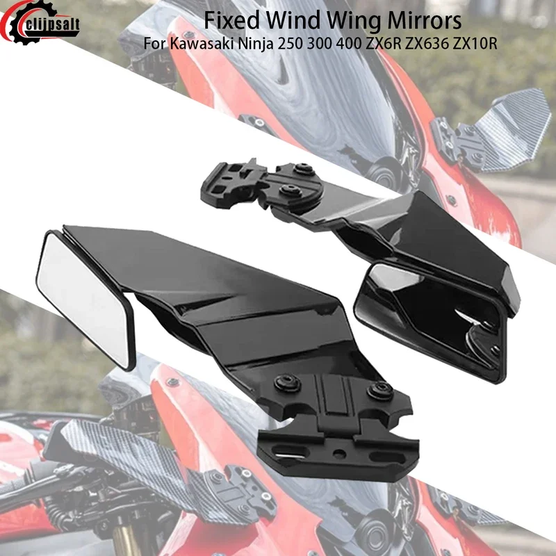 Kawasaki Motocykel Ninja 250 300 400 ZX6R ZX636 ZX10R Nastaviteľný bočný spojler Spiler SPOLOČNOSŤ Univerzálne zariadenie