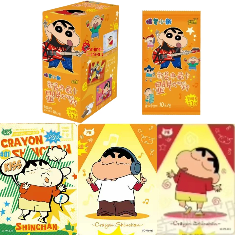 Kayou Crayon Shinchan Card Card Missicous Daming sa zmení na darčeky hračiek s veľkou hviezdou anime