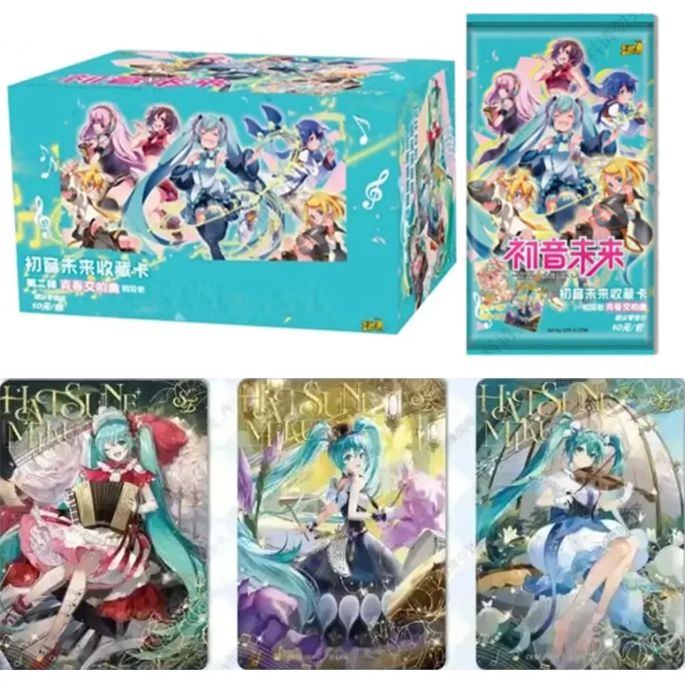 Kayou Hatsune Miku Card Symfónia mládeže First Sight Bag Birthday Music Anime Collectible Cards