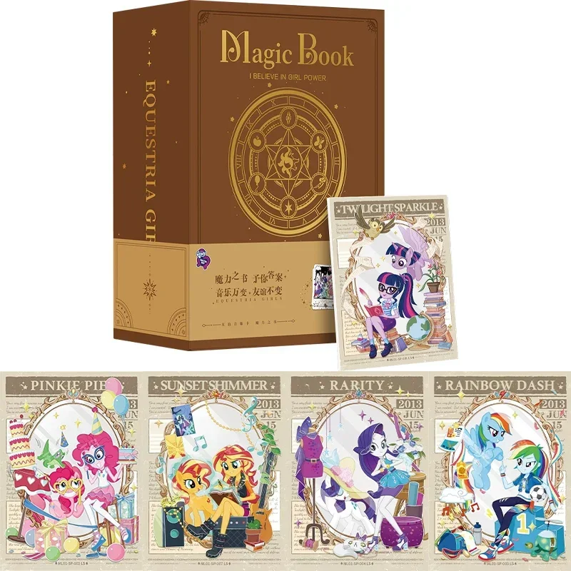 Kayou originálny môj malý poník karta Magie Book priateľstvo Sonic Boom Cards I Verím v dievčenskú silu SP Anime Collectible Card Toy