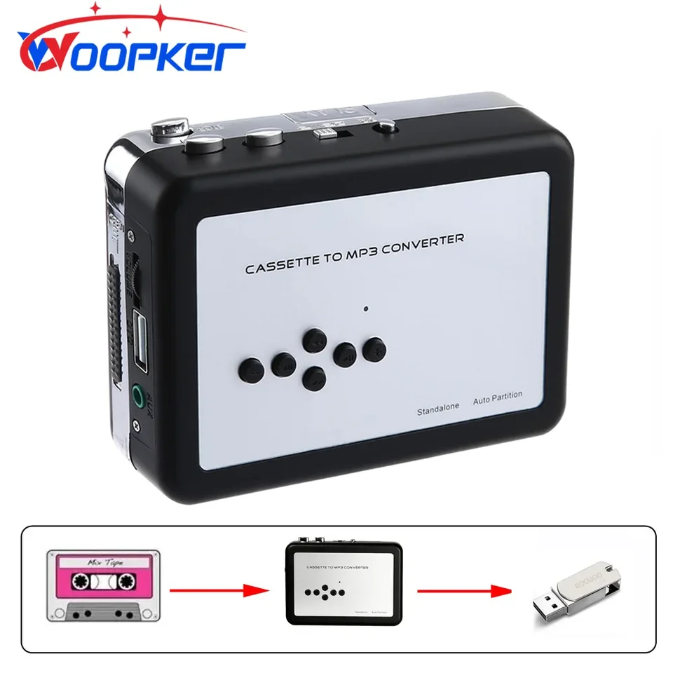 Kazetová páska na mp3 prevodník USB kazety zachytávanie pásky Walkman Plae Player Convert Tapes na U-Disk