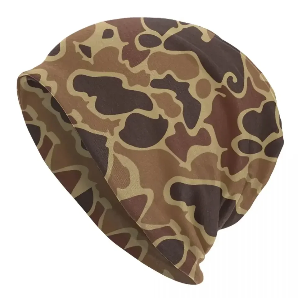 Kačica camo lebky čiapky čiapky teplá jeseň zimná zimná vonkajšia čiapka pletená kapota pre unisex pre dospelých
