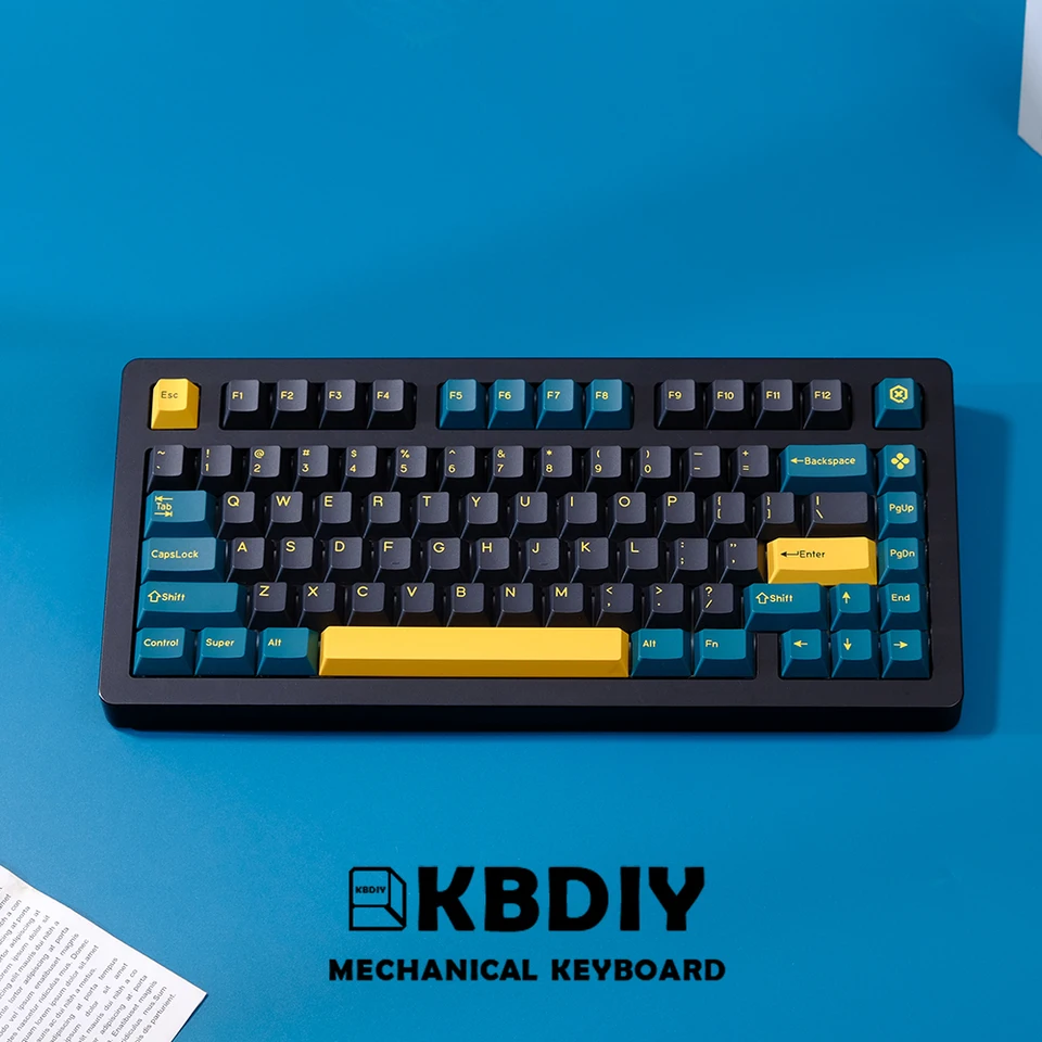 KBDIY 176 Klávesové čiapky PBT GMK Mars Green Keycaps ISO Dvojitý výstrel Čerešňový profil Keycap pre mechanické čiapky klávesnice MX prepínač