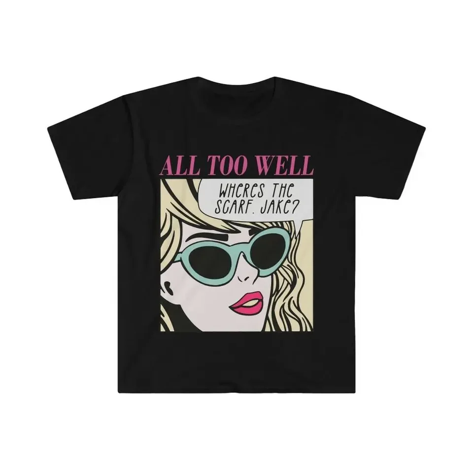 Kde je šál Jake T tričko Taylor's verzia Swift Folklore Swiftie Tee Vysoko kvalitný 100%bavlnený krátky rukáv