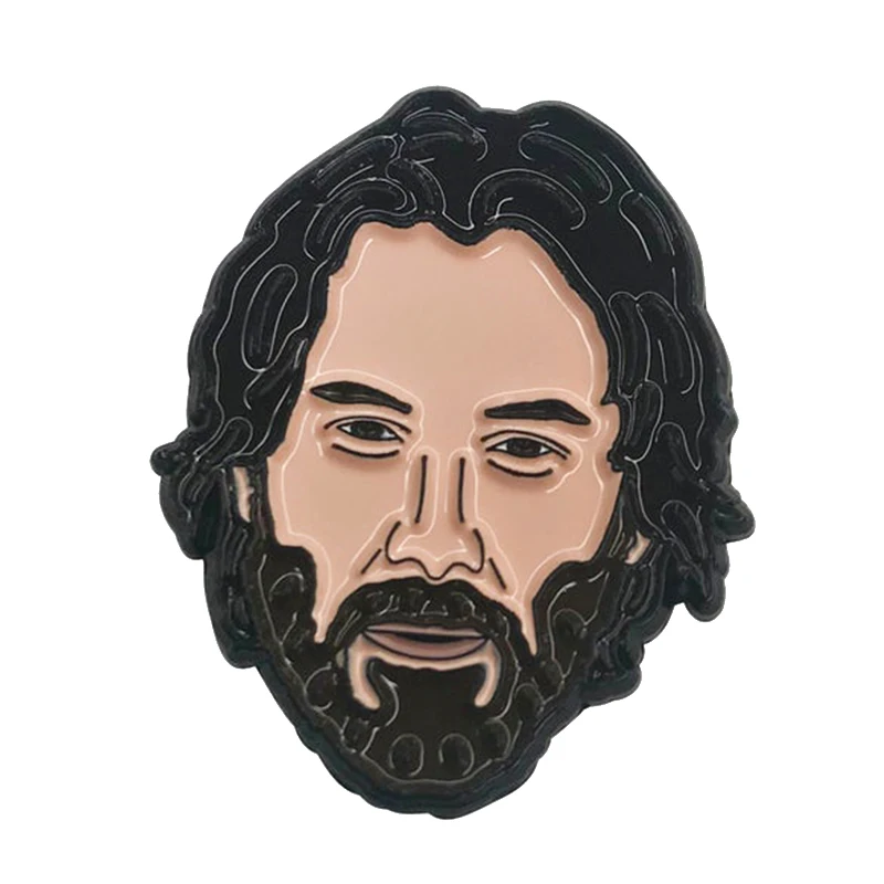 Keanu Reeves Smalt Pin Great Star Badge