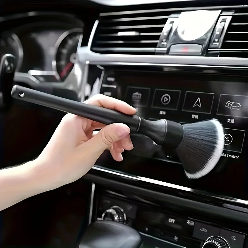Kefka na detail s interiérom auta, čistenie mäkkých štetcov, kefka na odstraňovanie prachu, nástroj na čistenie interiéru automobilu