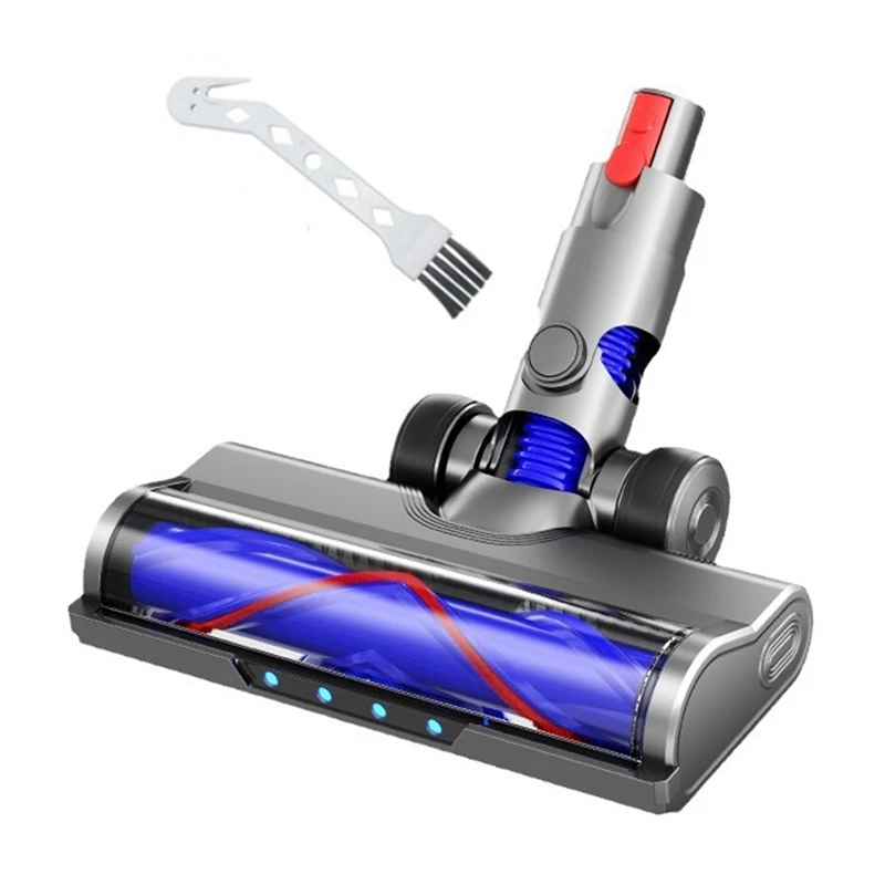 Kefka na čistenie hlavy motora s rýchlym uvoľňovaním pre Dyson V10 Slim V12 Slim Adroks bezdrôtový vákuum s prachovými LED svetlami