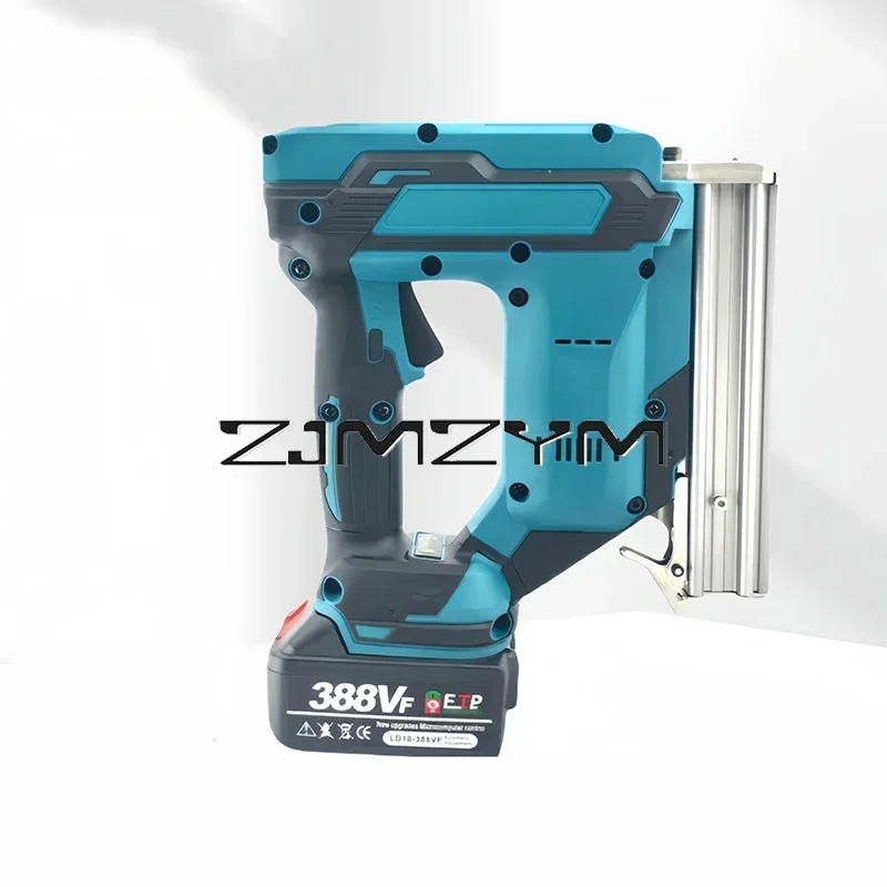 Kefová lítiová elektrická nechtovová dekorácia na lanovú pištoľ Drevené drevo Littium Electric Nail Gun Set F30 bezdrôtová rovná nechtová pištoľ