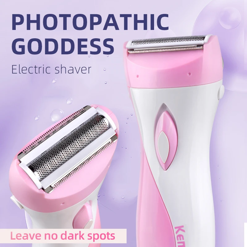 KEMEI-3018 Ženy HOLO WOOL ZARIADENIE Nožo Elektrické holiaceho strojčeka Epilátor Epilátor Horenovanie pre Lady Shaver Wife Care KM-3018 Doprava zdarma