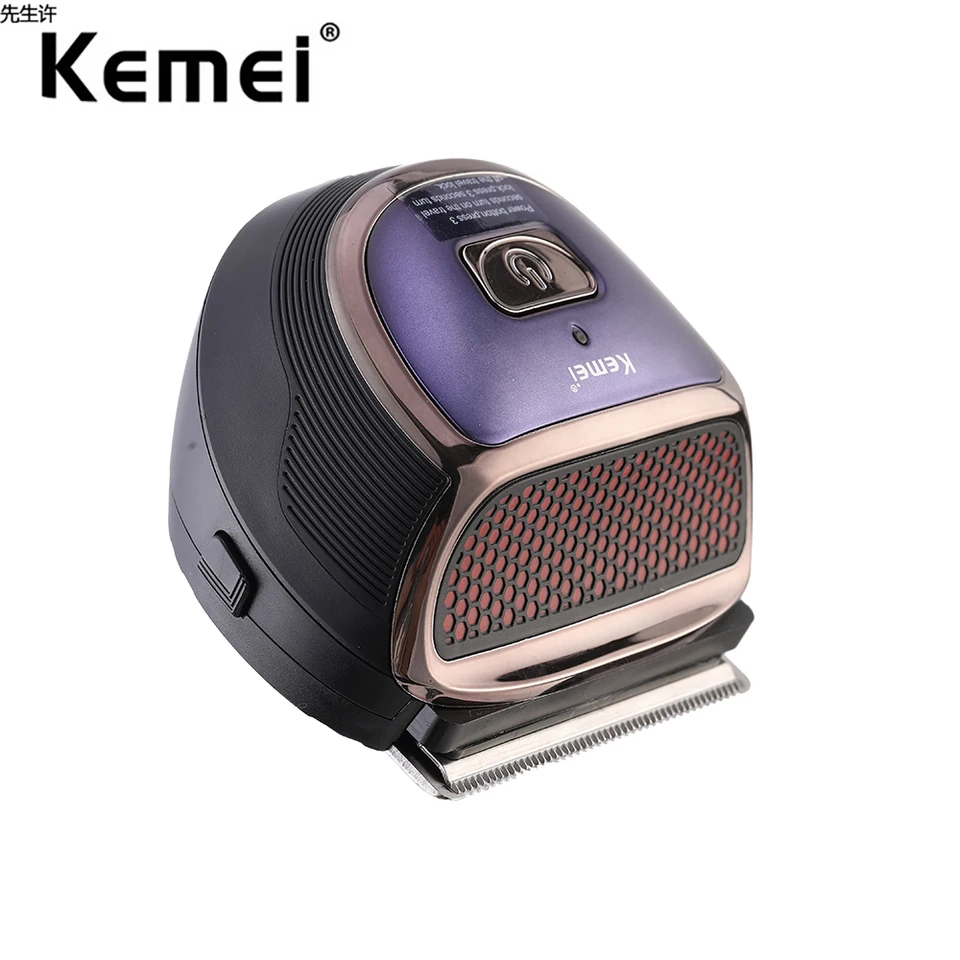Kemei Pro Self Hair Cutting Machine Kit prenosné elektrické strihlá na vlasy Nabíjateľný vlasový zastrihávač 9 Dĺžka stráže vodotesná