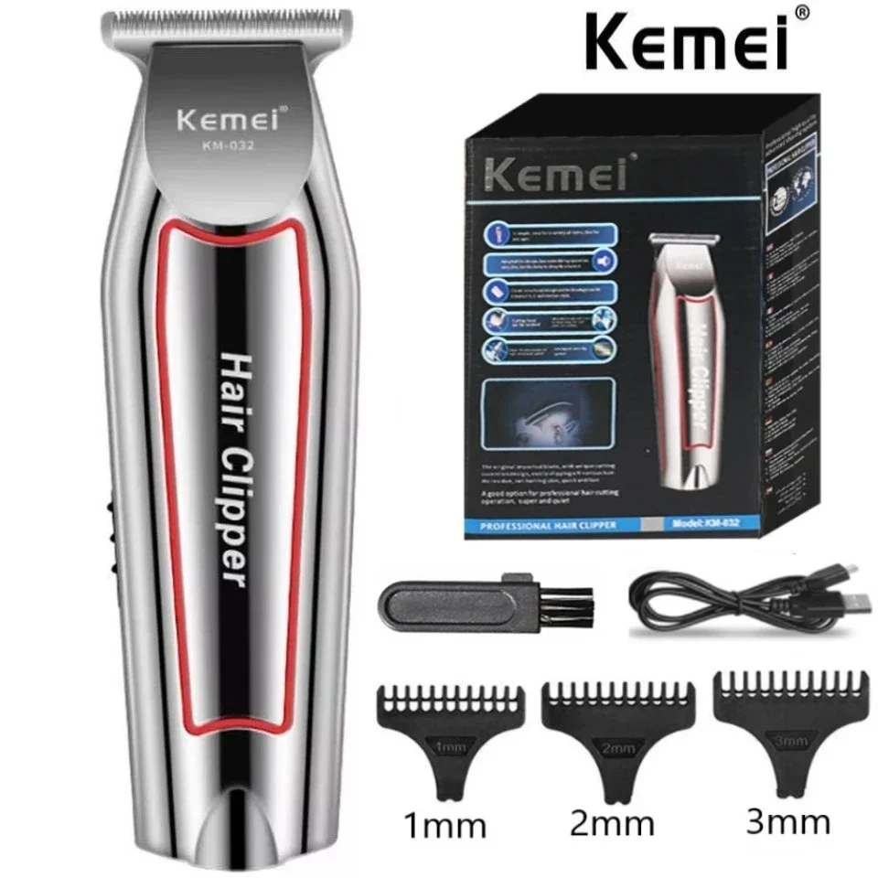 Kemei Professional Electric Electric Brady Trimmer pre mužov pre mužov Clipper strih na vlasy strih na vlasy strih