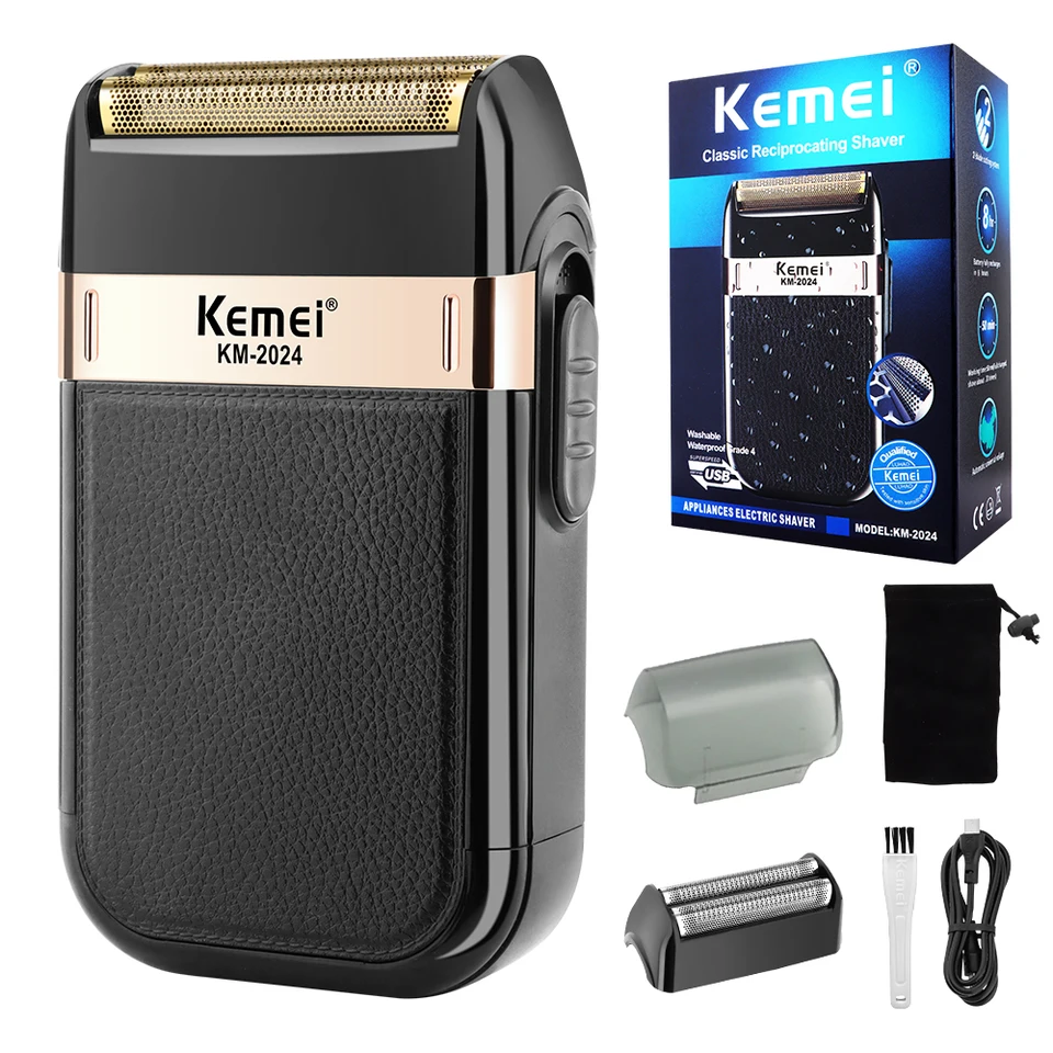 Kemei retro olejový gradient Gradient Shaver Comme 2024 Kader