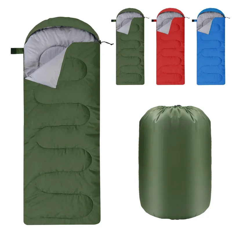 Kemping spacák Ultragight nepremokavý 4 sezónny teplý obálka Backpacking Spacáre na vonkajšie cestovanie na turistiku