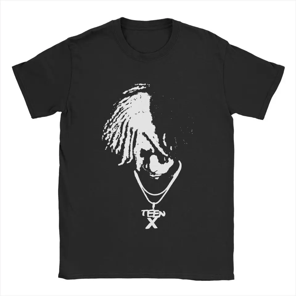 Ken Carson Teen X Rapper T-Shirts Men Awesome Pure Cotton Tees Crewneck Short Ruckve T tričká Tlačené vrcholy 01336