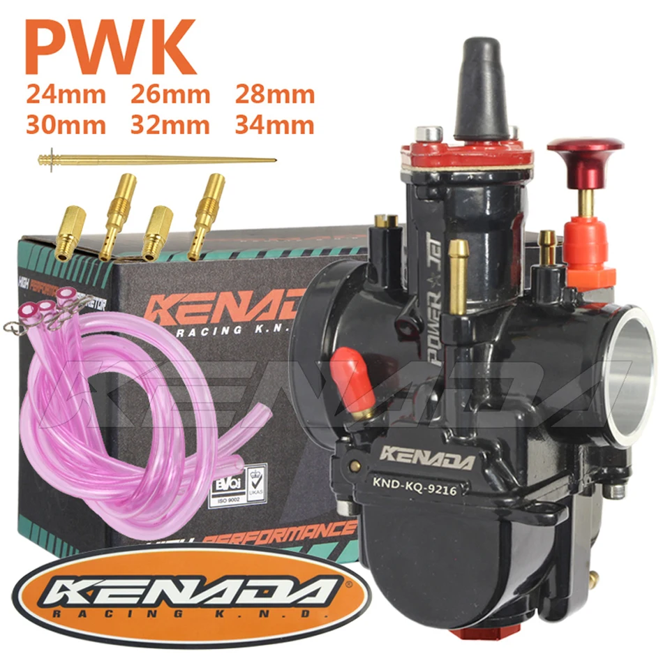 Kenada Motocykel 24 26 28 30 32 34 mm Universal Racing karburátor pre Mikuni Pwk Carb Scooters ATV s bicyklom Power Dirt Bike Bike