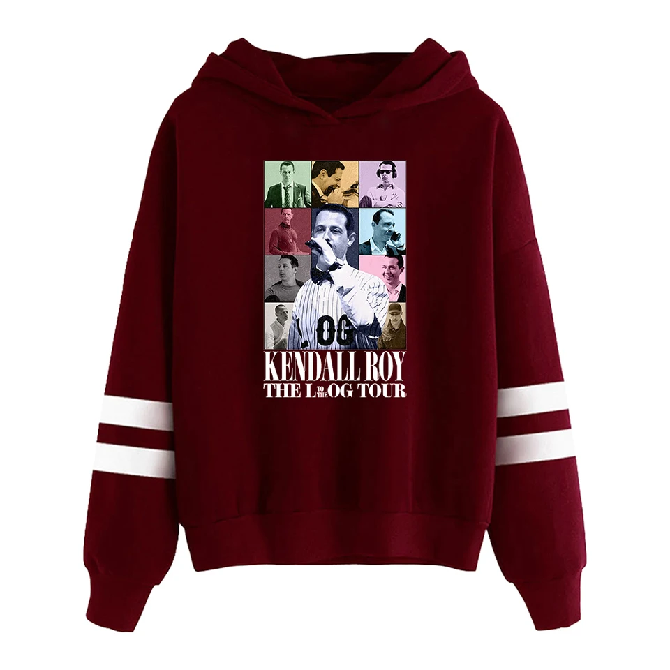 Kendall Roy The Eras Tour Hoodie Módne bezvýchodné paralelné bary rukávy Streetwear Ženy Muckej makiny 2023 vtipné oblečenie
