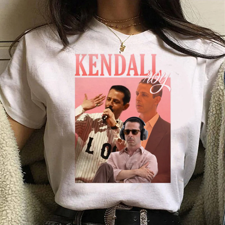 Kendall Roy tričká Ženy manga letné komiksové tričko dievča harajuku oblečenie