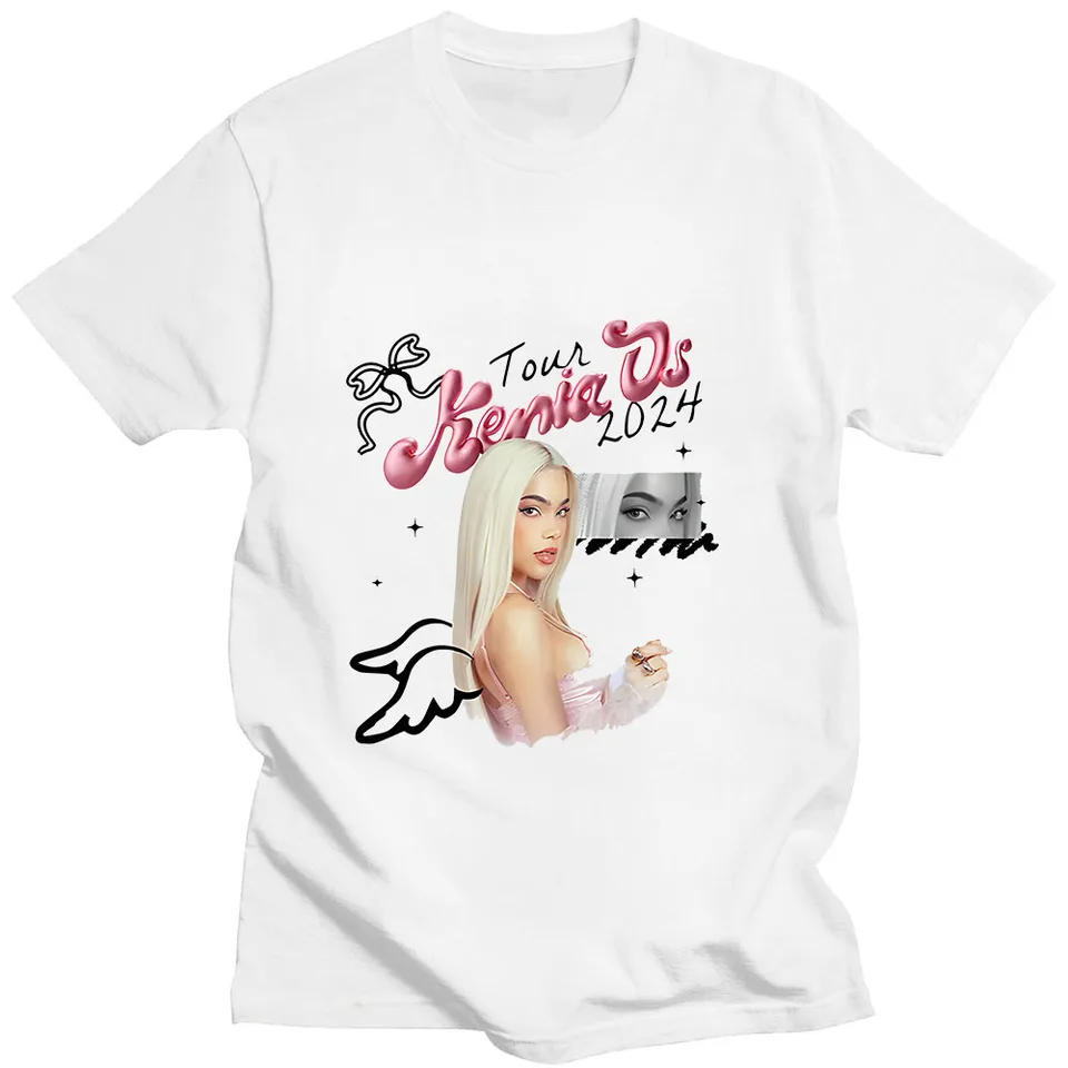 Kenia os T tričko Grafická tlač Kórejský štýl O-Neck Tee-tričko s krátkym rukávom Príležitostné retro tričko Ropa Mujer Cotton Mäkké oblečenie
