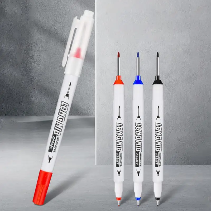 Keramická keramika s konštrukčnými značkami 20 mm značky značky značky značky značky Pen Double hrot Dlhá hlava Marker Deep Hole Kovová kúpeľňa Carpentry keramika
