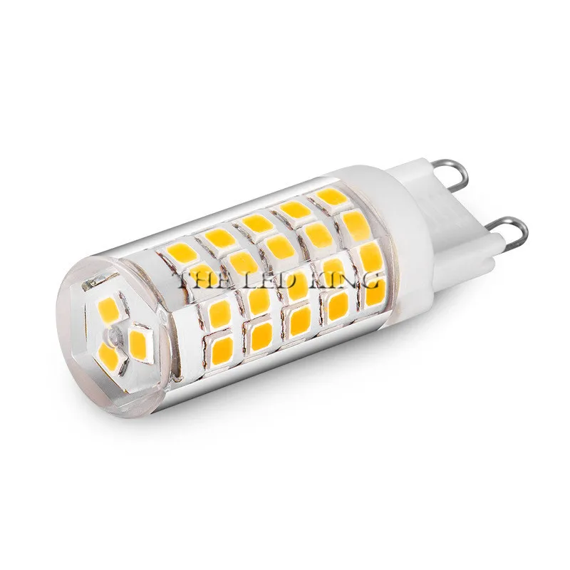 Keramická LED G9 žiarovka 7W 9W 12W Nahrádzajte halogén 30W 40W 60W G9 LED žiarovka LAMP 220V 2835 SMD LED Spotlight Luster