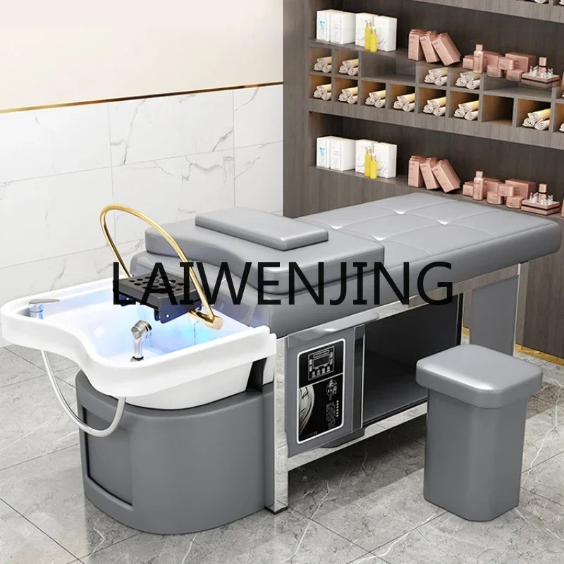 Keramická povodia šampón Bed Balber Shop Hlava terapia thajská masážny cirkulácia fumigácie kozmetický salón