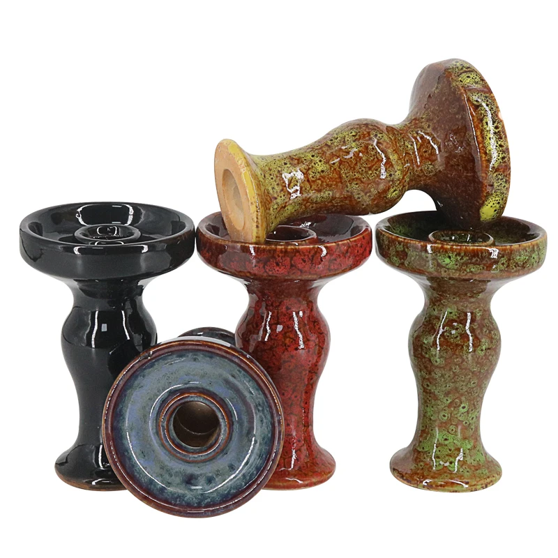 Keramická vodná fajka obliko keramika Shisha Glazed Bowl Nargile Sheesha Narguile Chicha Cachimbas Water Pipe doplnky