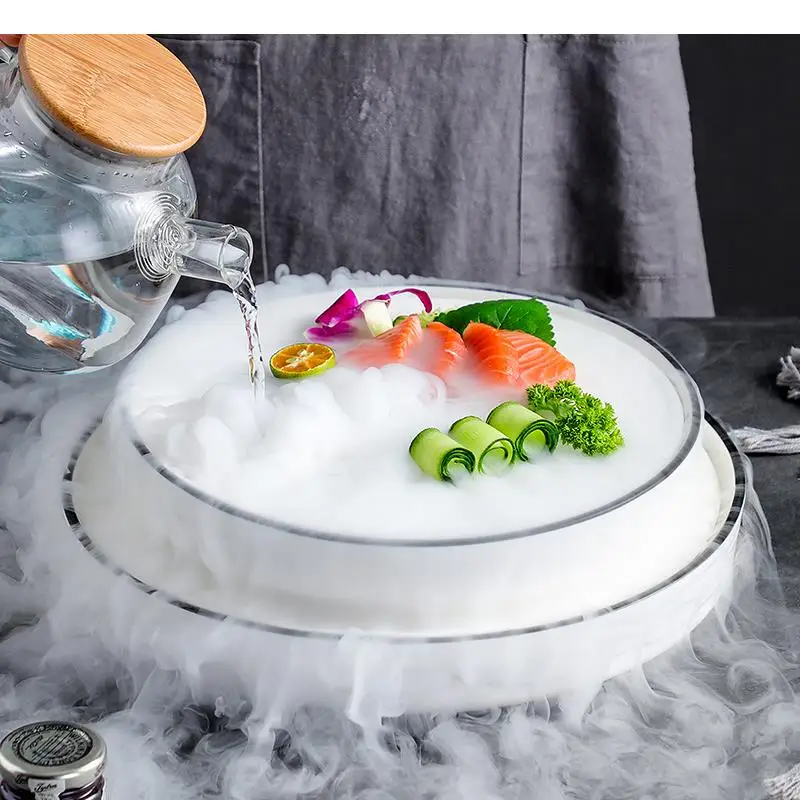 Keramické večere Plates Špeciálny riad sashimi sushi jedlá cestoviny suchý ľadový tanier domov reštaurácia ovocný dezert podnos