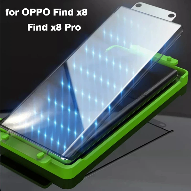 Keramický mäkký film 3ks pre OPPO Nájdenie X8, Nájdite X8 Pro, FindX8, FindX8 Pro Full Glue Curved Screen Screen s inštalačnými súpravami