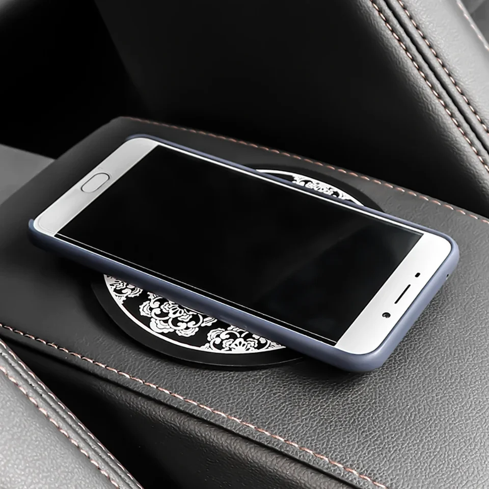 Keramický vzor automobilu Anti-Slip Cushion Decotion Automotive Dashboard lepkavá podložka Auto interiér nekĺzavý príslušenstvo