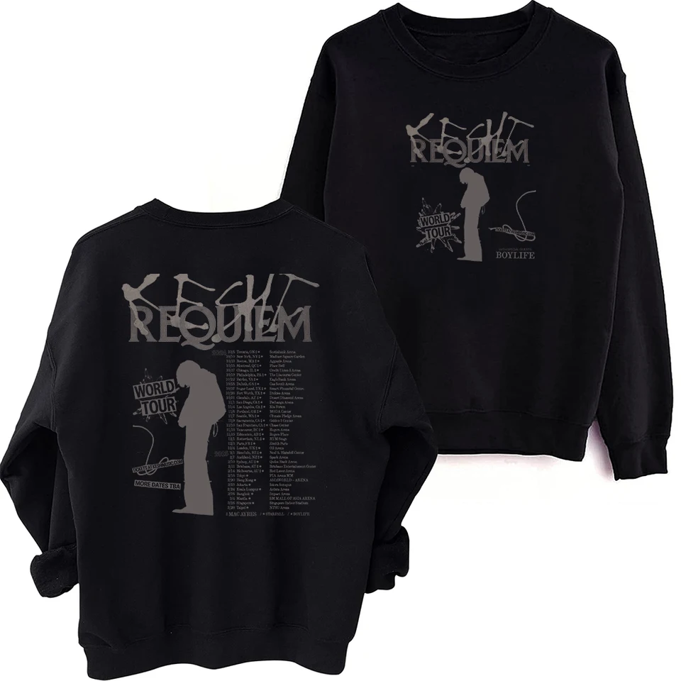 Keshi Requiem World Tour 2024 Mikina nadmerne nadmerne