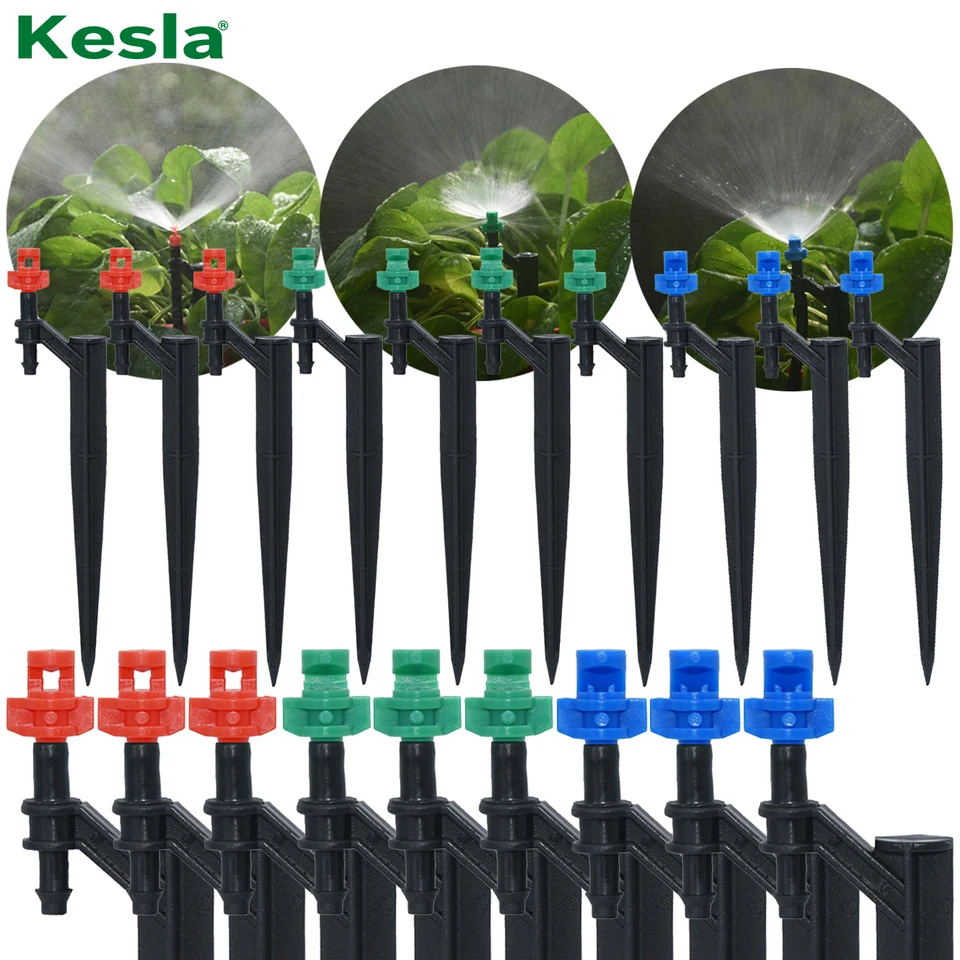 KESLA 20PCS 90/180/360 MAMTING DYZY 13CM STOR 1/4 '' Barb Garden zavlažovanie kvapkanie kvapkania poľnohospodárskej farmy