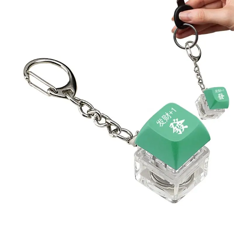 Key Fidget Toy Light Up Finger Keyboard Fidget Fidget Hračky Novinky Hračky vytlačené s čínskym charakterom znamená bohaté pre dospelých a