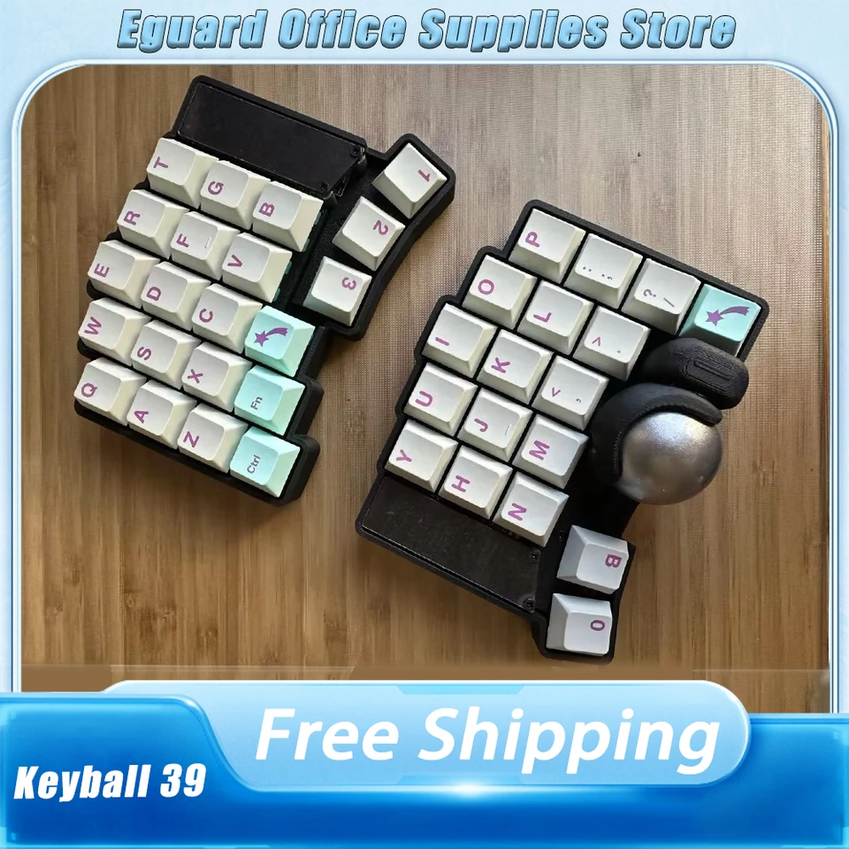 Keyball 39/44/61 Split Keyboard Kit s trackball OLED obrazovky bezdrôtová split Mechanical Keyboard Kit Prispôsobte podporu ZMK Gift