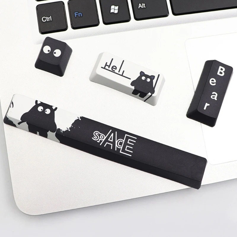 KeyCaps 4-diel set Prispôsobené keycap pbt keycap 6.25U Space Bar ESC ESC Enter keycap