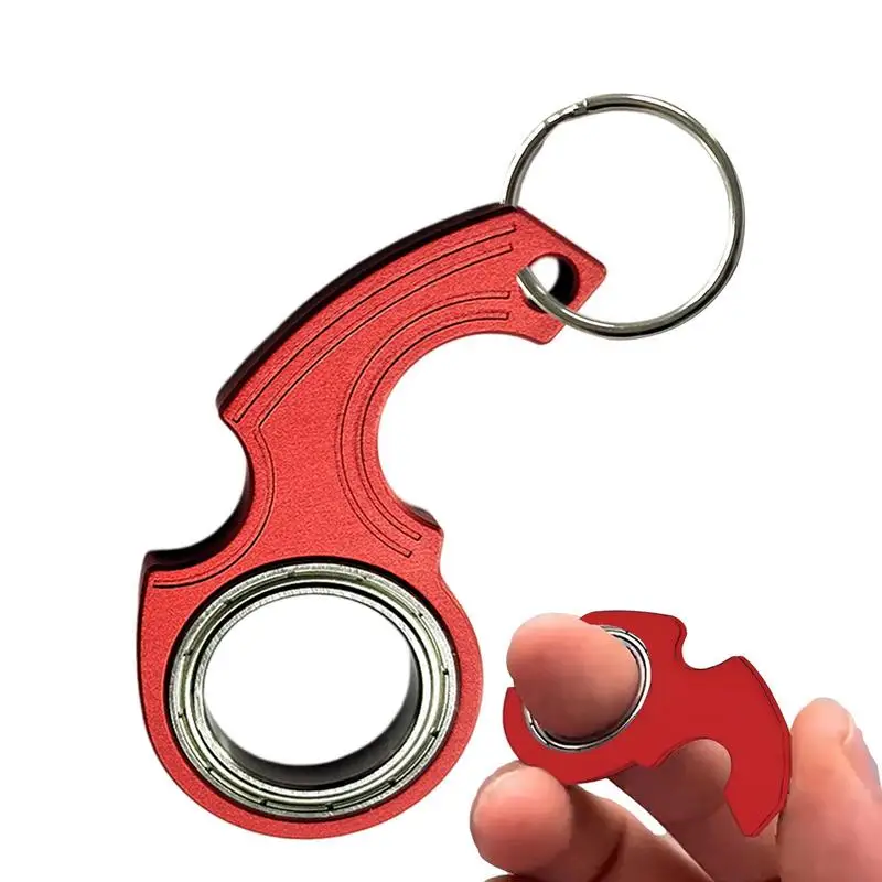 Keychain fidget Spinner úzkosť stres hračky Hračky revolve prsty prsty Keyring Cool Zmiernenie nudy dospelých a detských darčekov k narodeninám