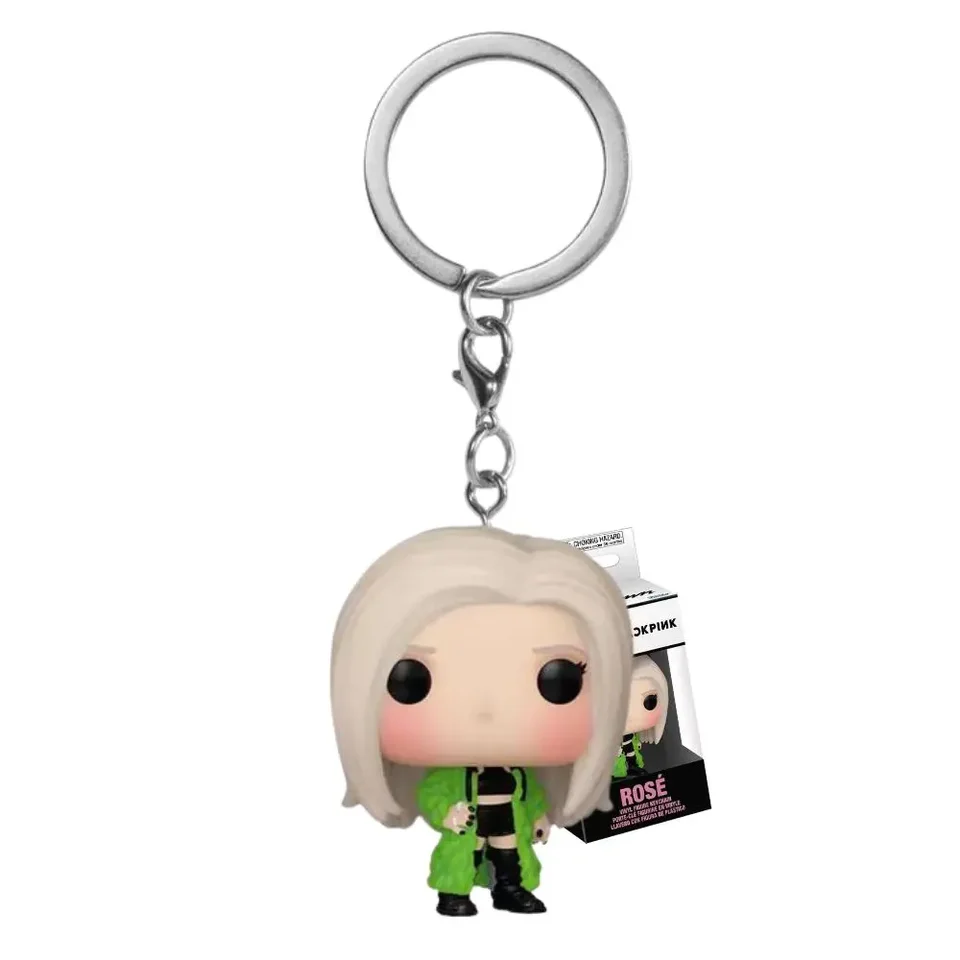 Keychain J-Hope Rm Jin Keychain postava Jisoo Rose Lisa Jennie Zbierka hračiek