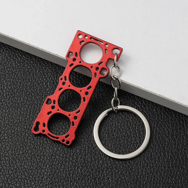 Keychain vag turbo 4 valcové tesnenie hlavy miniatúrne kovové kľúče kľúče kľúče kľúča kruhový prsteň