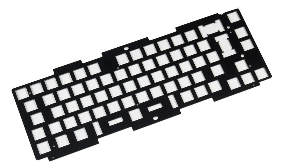 Keychron Q2 Klávesnica ISO Plate hliník / mosadz / PC / FR4
